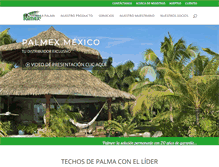 Tablet Screenshot of palmexmexico.com